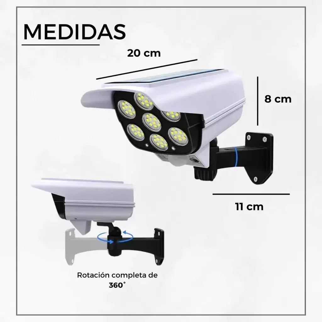 Iluminá y protegé tus exteriores sin cables ni electricidad