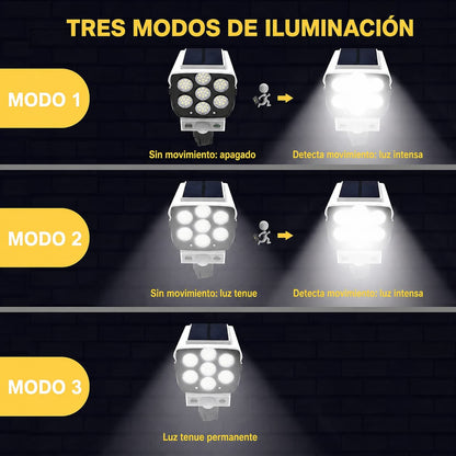 Iluminá y protegé tus exteriores sin cables ni electricidad